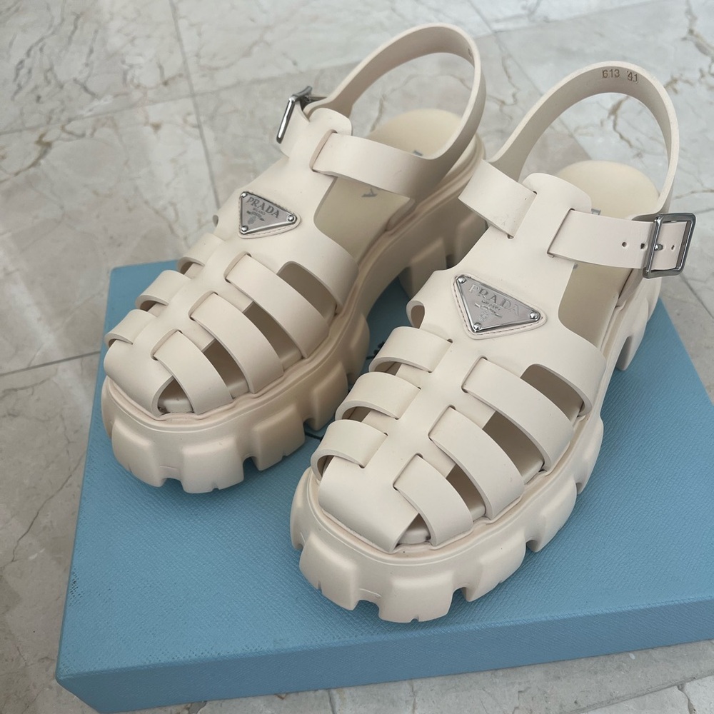 Prada Rubber Sandals